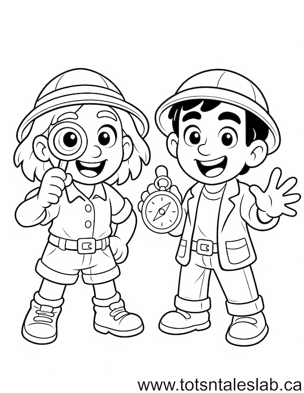 Sam and Max colouring page
